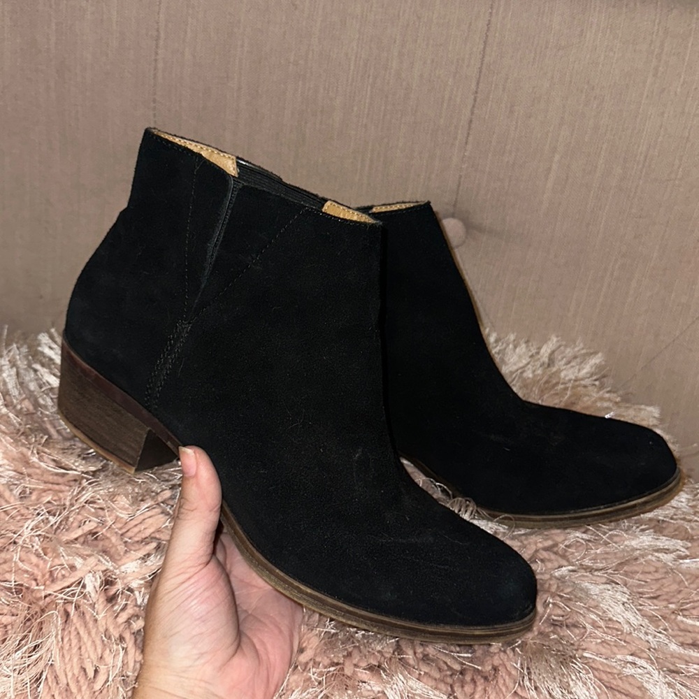 Lucky Brand Suede Ankle Boots